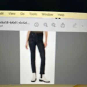 PAIGE High Rise Women's Jeans - Dark Blue
